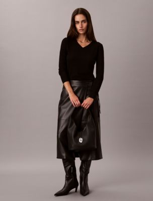 Женские сумки Calvin Klein CK Lock Medium Shoulder — фото 4
