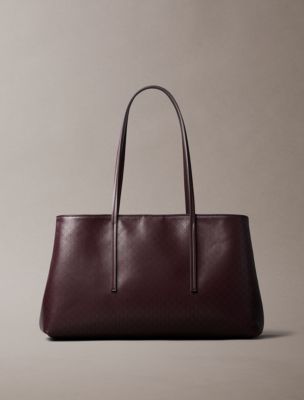 Allover Emblem Logo Tote Bag, Fudge Aop