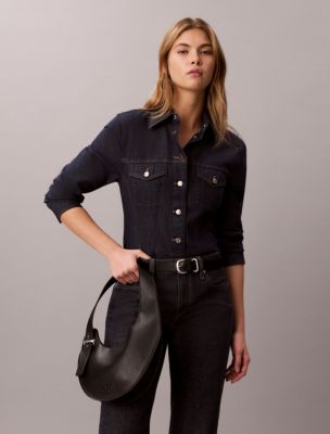 Женские сумки Calvin Klein Crescent Asymmetrical Shoulder — фото 4