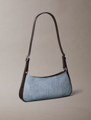 Женские сумки Calvin Klein Hardware Monogram Denim Shoulder — фото 2