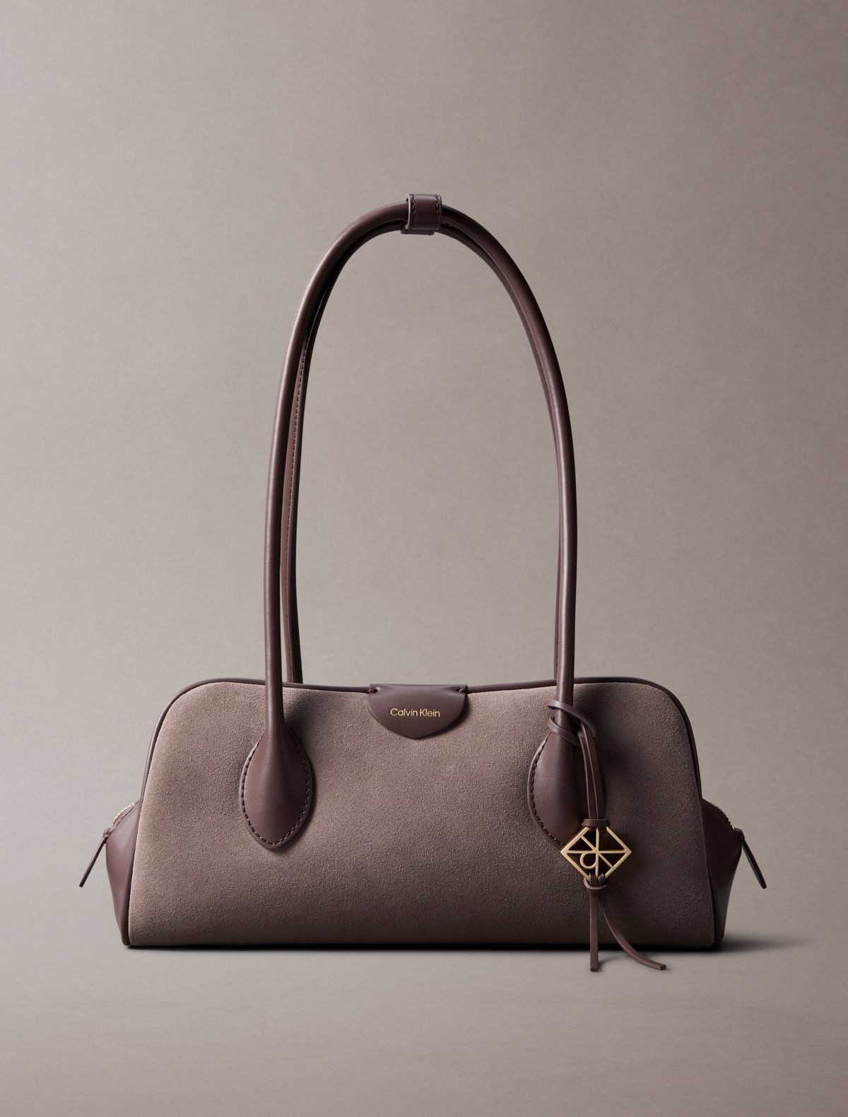 Emblem Logo Shoulder Bag