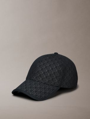 Calvin Klein Women's Allover Emblem Logo Baseball Cap In Black