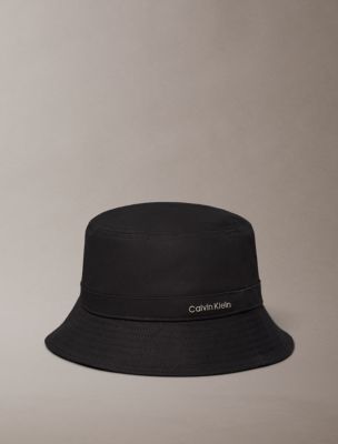 Cotton Twill Bucket Hat, Black
