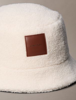Мужская панама Calvin Klein Sherpa Bucket Hat, цвет: Берёзовый — фото 2