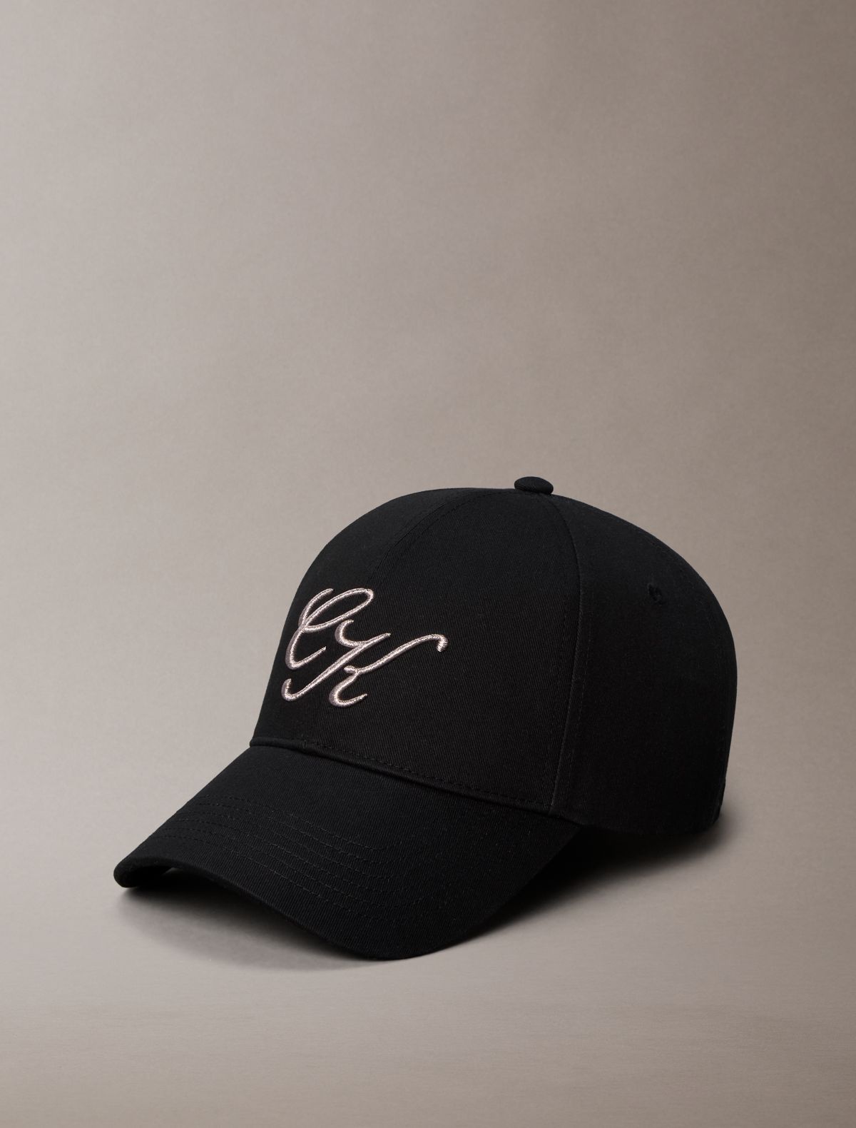 Lurex Script Logo Cap
