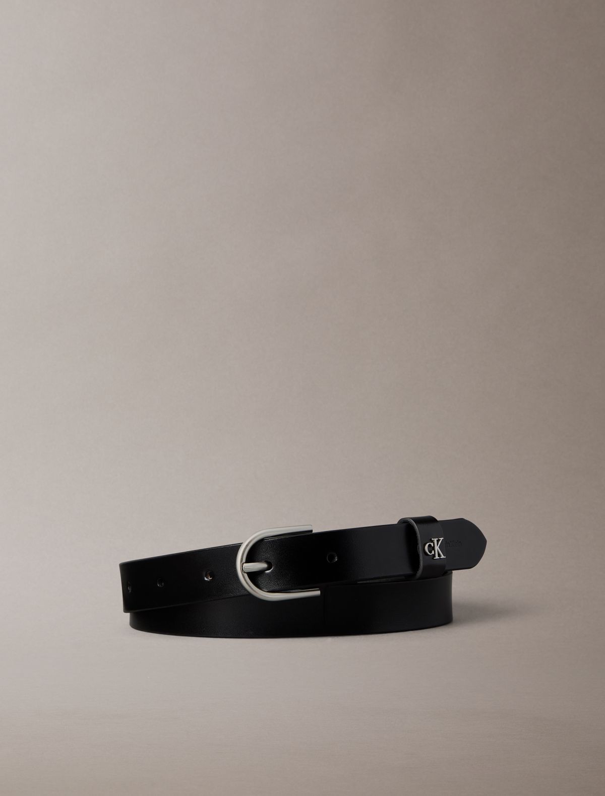Monogram Rounded Buckle Belt
