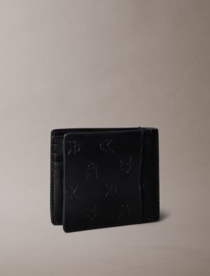 【CK JEAN】CKJ AOP BILLFOLD WALLET 4G1020G UB1 Allover Monogram Logo Bifold Wallet | Calvin Klein