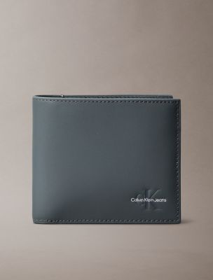 Monogram Logo Bifold Wallet, Anthracite