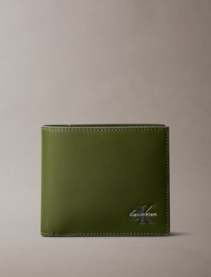 Monologo Bifold Wallet, Thyme