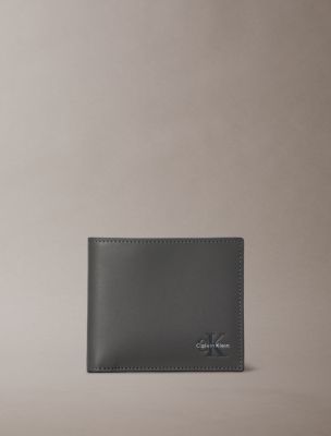 Monologo Bifold Wallet, Granite Gray