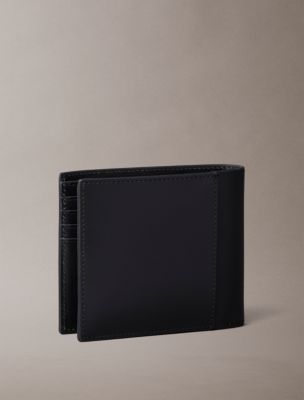 Мужской кошелёк Calvin Klein Monologo Bifold, цвет: Чёрный — фото 2