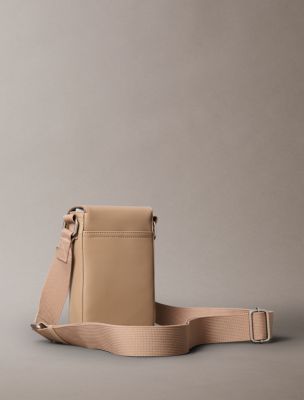 Monogram Logo Flap Phone Crossbody Bag | Calvin Klein
