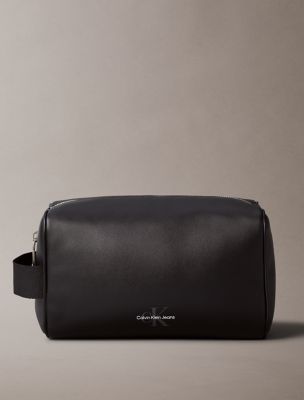 Center Monogram Logo Dopp Kit, Black