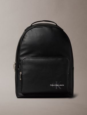 Monogram Logo Backpack, Black