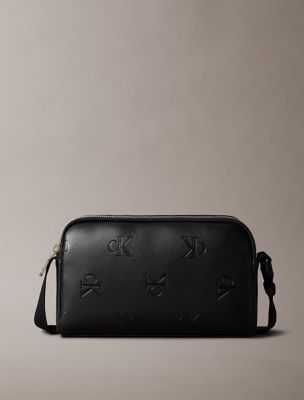 Allover Monogram Camera Bag, Black