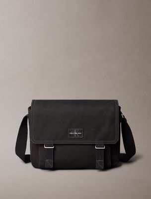 Workwear Messenger Bag, Black