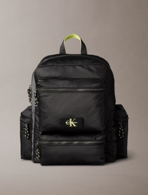 Tech Utility Backpack, Black/Wild Lime