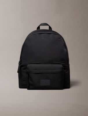 Nylon Backpack, Black