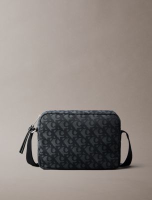 Allover Monogram Camera Bag, Black