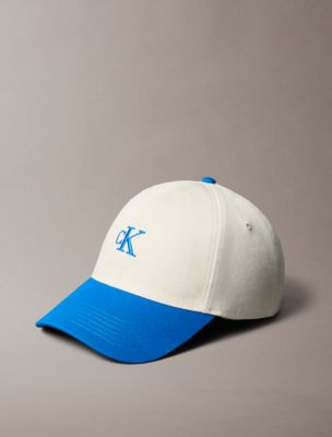 Contrast Embroidered Logo Baseball Cap, French Blue / Bone White