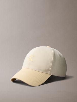 Contrast Embroidered Logo Baseball Cap, Pear Sorbet / Bone White