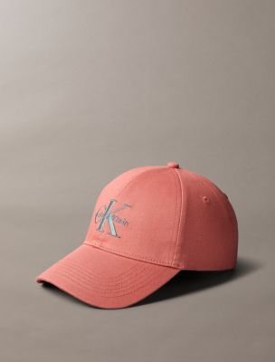 Calvin Klein Men's Embroidered Monologo Baseball Cap In Red