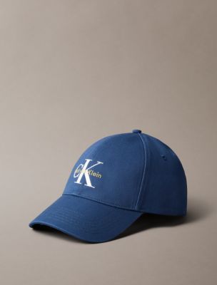 Monogram Logo Baseball Cap, Blue Jean