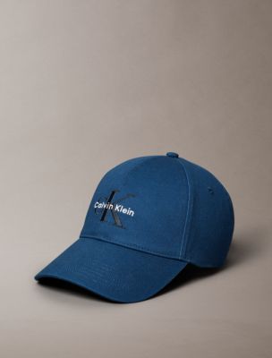 Embroidered Monologo Baseball Cap, Insignia Blue
