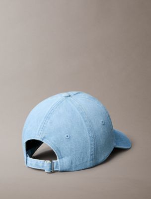Washed Denim Embroidered Logo Baseball Cap | Calvin Klein display picture 2