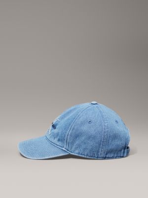 Мужские кепки Calvin Klein Denim Embroidered Monogram Logo — фото 4