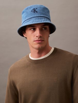 キャップ ^ ^ Unisex CKJ Small Monogram Logo Denim Bucket H 4G5016G_LHK_main