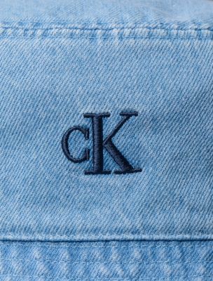 Мужские головные уборы Calvin Klein Monogram Denim Bucket Hat — фото 2