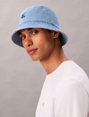 Мужские головные уборы Calvin Klein Monogram Denim Bucket Hat — фото 3