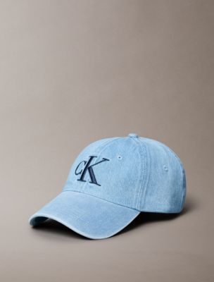 Denim Monogram Logo Cap, Vintage Denim