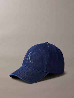 Denim Monogram Cap, Indigo Denim Wash
