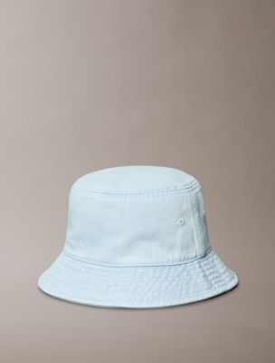 Панама Calvin Klein Washed Denim Embroidered Logo Bucket Hat, цвет: Светлая варка джинсовый — фото 2