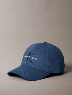 Monogram Logo Baseball Cap, Insignia Blue