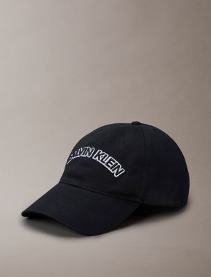 Embroidered Logo Baseball Cap, Black