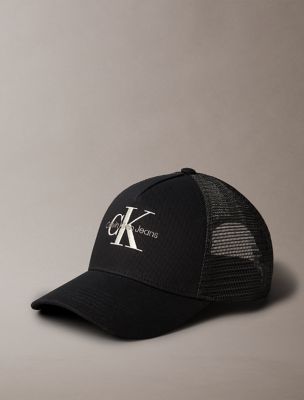 Monogram Logo Mesh Baseball Cap, Black