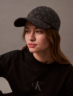 キャップ ^ ^ Unisex CKJ Logo Jacquard Baseball Cap 4G5066G Allover Monogram Logo Baseball Cap | Calvin Klein