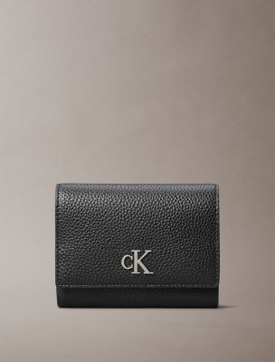 Archive Hardware Trifold Wallet, Black