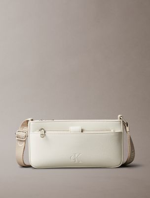 All Day Phone Zip Crossbody Bag, Chalk
