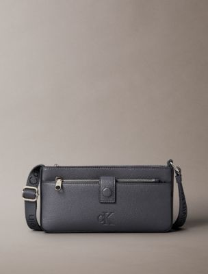All Day Phone Zip Crossbody Bag, Blacked Pearl