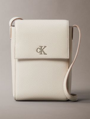 Minimal Monogram Phone Crossbody Bag, Morn