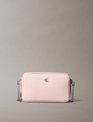 Minimal Monogram Camera Bag, Pale Conch