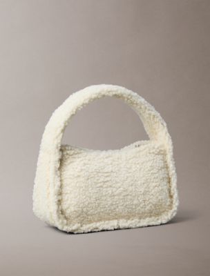 Женская сумка Calvin Klein Sherpa Shoulder, цвет: Берёзовый — фото 2