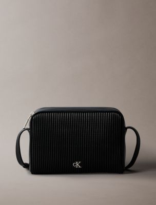 Ribbed Camera Bag, Black