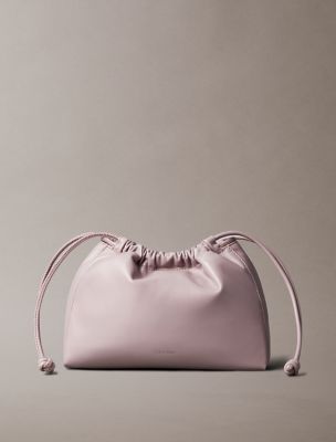 Drawstring Crossbody Bag, Quail