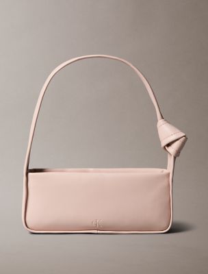 Knotted Small Shoulder Bag, Rose Dust