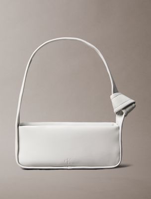 Knotted Small Shoulder Bag, Porpoise